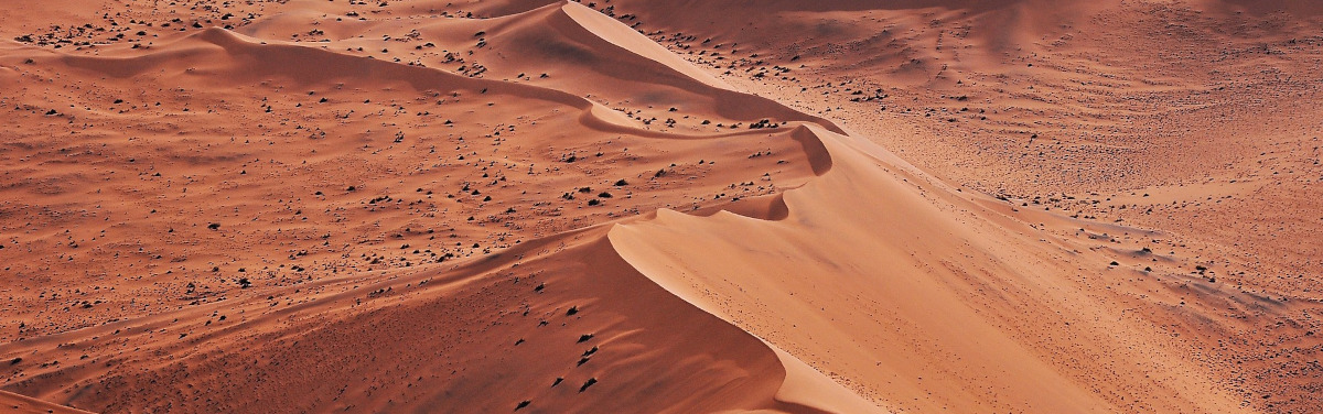 Namibia Desert has audio like curves