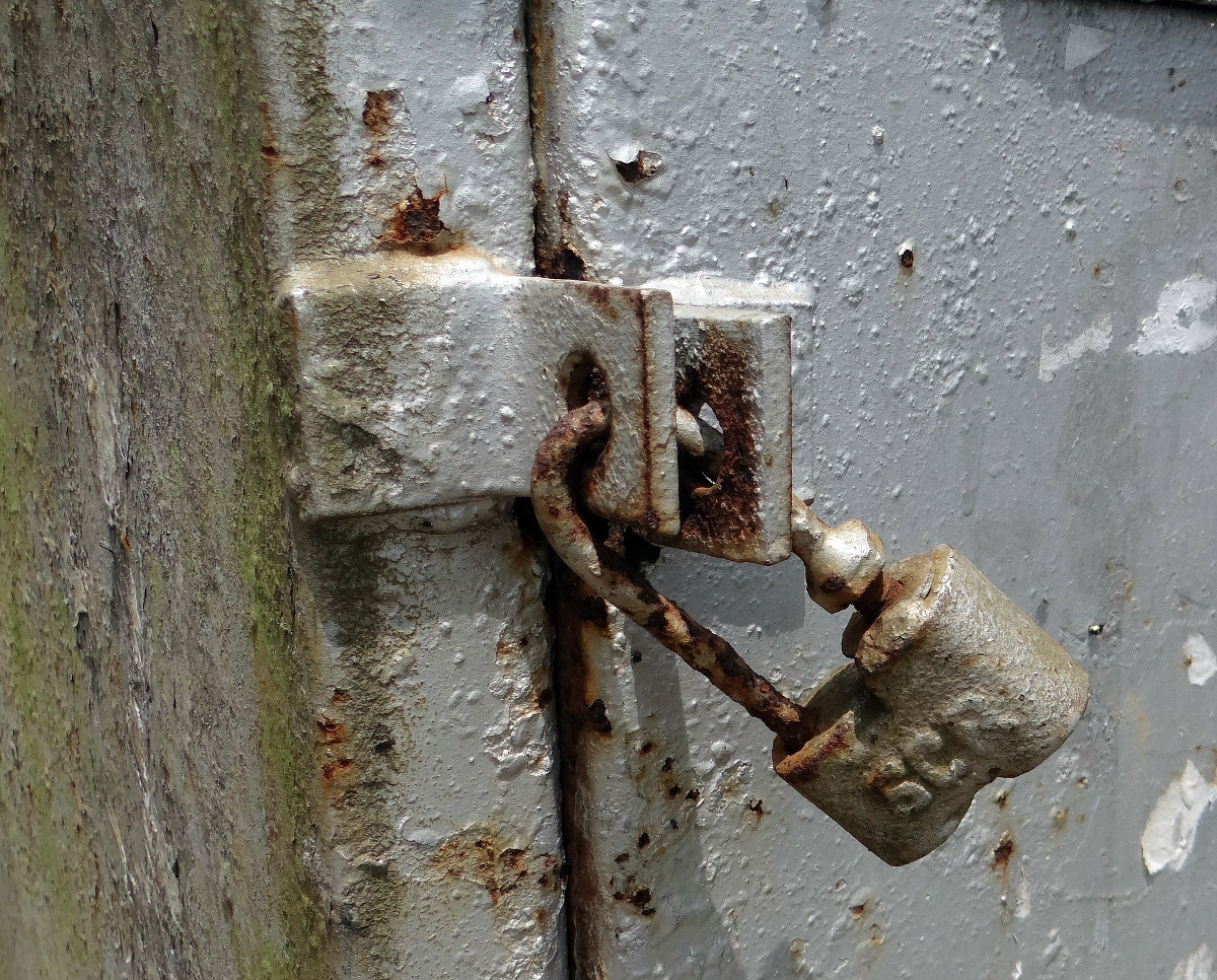 Rusty lock... when a deadlock happens, locks tend to rust over time.